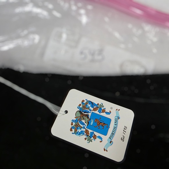 NWT‎ Portolano Goatskin Leather & Lambs Wool Gloves Womens Black Large Lined - Picture 10 of 10